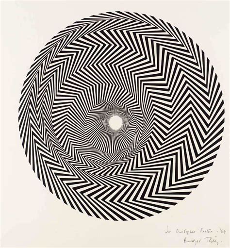 How did Bridget Riley get into art?