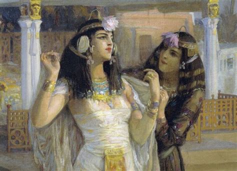 How did Cleopatra wash her face?