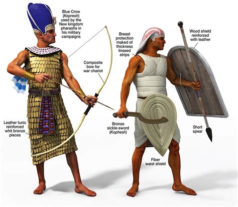 How did Egyptians make arrows?