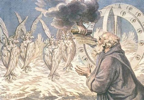 How did Ezekiel see God?