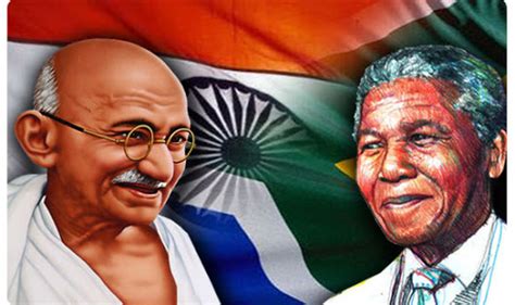 How did Gandhi help Nelson Mandela?