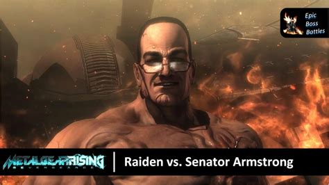 How did Raiden beat Armstrong?