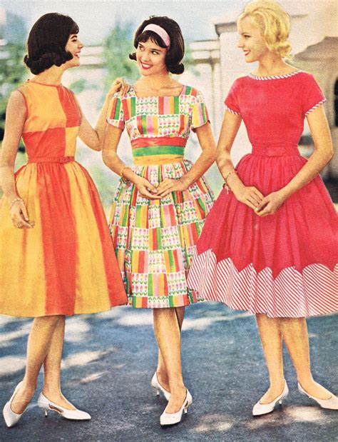 How did girls dress in the 60s?