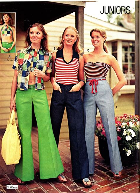 How did girls dress in the 70s?