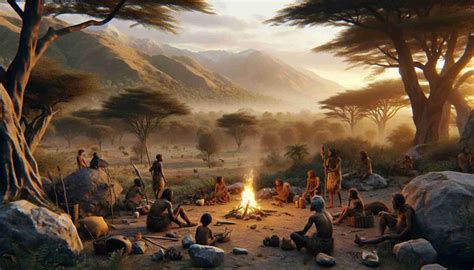 How did humans live 20,000 years ago?