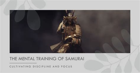 How did samurai mentally train?