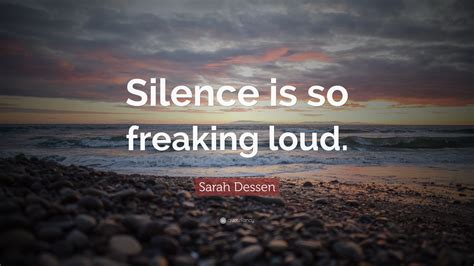 How did silence get so loud?
