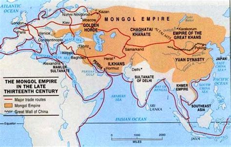 How did the Mongols treat the Russians?