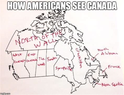 How do Americans view Canada?