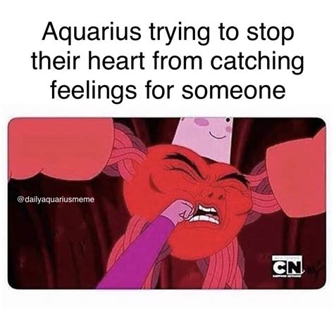 How do Aquarius catch feelings?