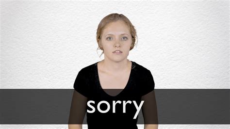 How do British people pronounce sorry?