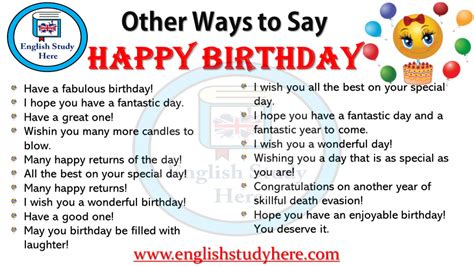 How do British people say birthday?