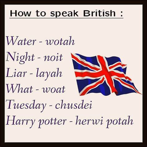 How do British say wow?