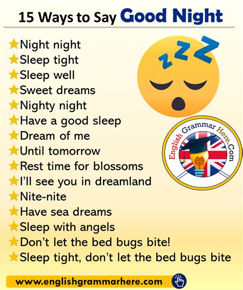 How do Brits say goodnight?