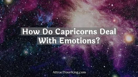 How do Capricorns deal with stress?