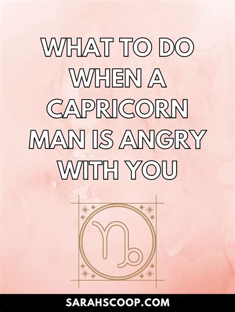 How do Capricorns say sorry?