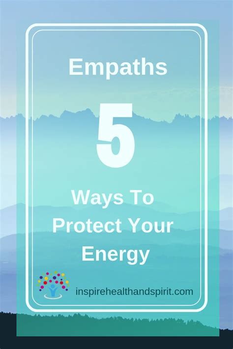 How do Empaths protect their energy?