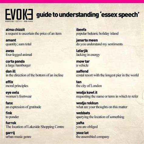 How do Essex people talk?