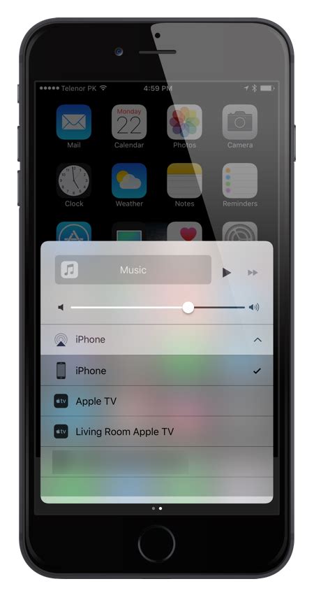 How do I AirPlay between iOS devices?