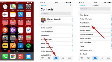 How do I Delete contacts from my iPhone?