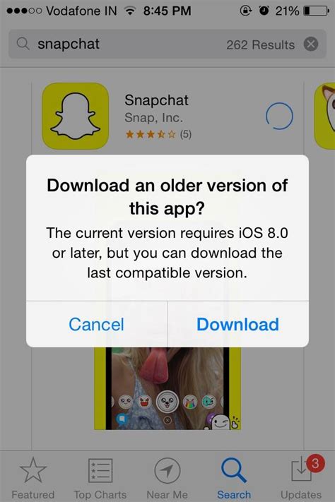 How do I Download an older version of an app?