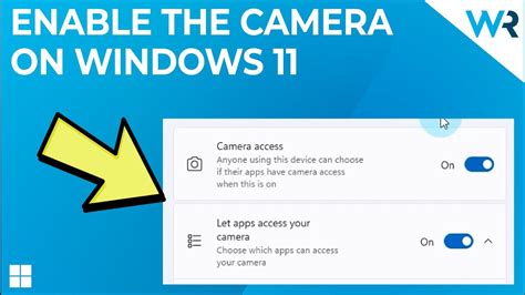 How do I Undisable my camera on Windows 11?