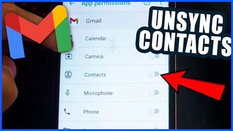 How do I Unsync my Gmail contacts from Google?