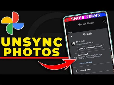 How do I Unsync photos from Google Photos 2023?
