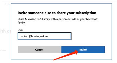 How do I accept a Microsoft family invite?