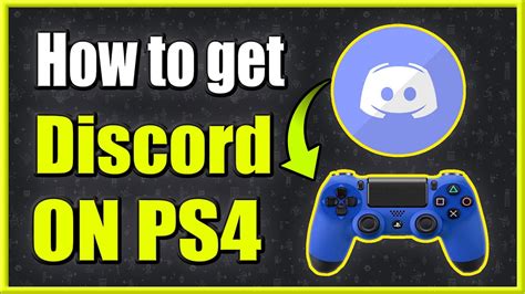 How do I access Discord on PS4?