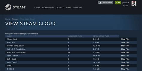 How do I access Steam game cloud?