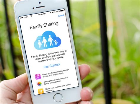 How do I access my Family Sharing app?