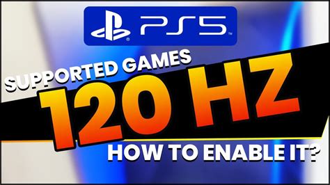 How do I activate 120Hz on PS5?