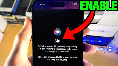 How do I activate Siri by just saying Siri?