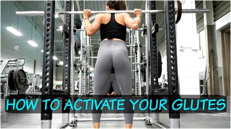 How do I activate my glutes instead of my back?