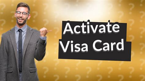 How do I activate my prepaid Visa card?