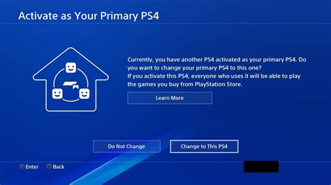 How do I activate two primary PS4?