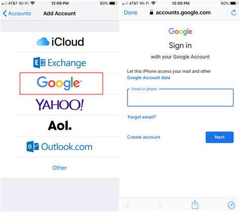 How do I add Google Contacts to my iPhone?
