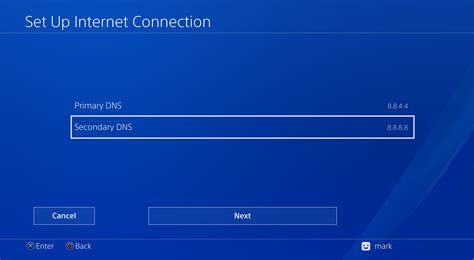 How do I add Google DNS to my PS4?