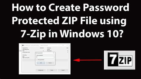How do I add a password to a 7zip file?