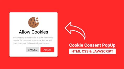 How do I add a pop up cookie?