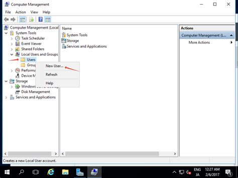 How do I add a user to a group in Windows 2016?