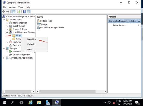 How do I add a user to the administrator group in Windows Server 2016?