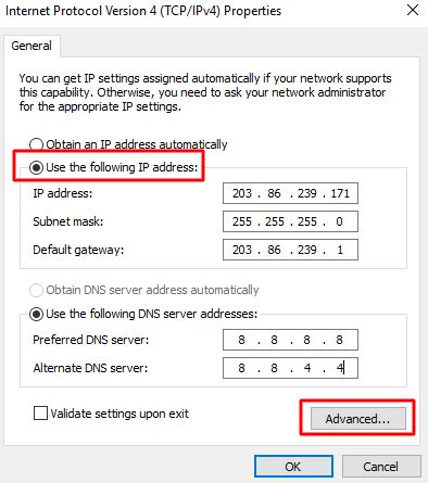 How do I add another IP address?