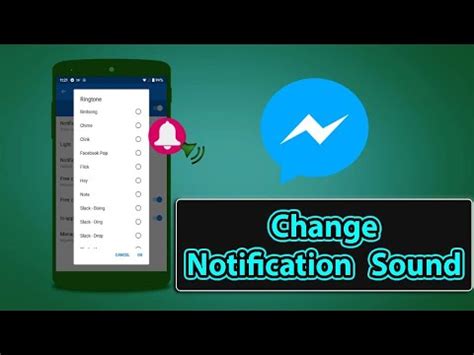 How do I add custom notification sounds to messenger?