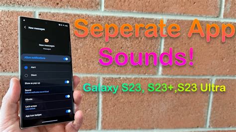 How do I add custom notification sounds to my Samsung s23?
