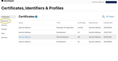 How do I add device IDS in certificates identifiers and profiles?