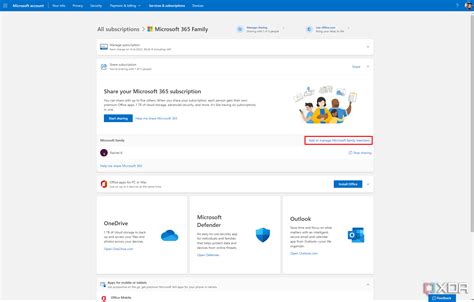 How do I add family members to Microsoft 365 Family?