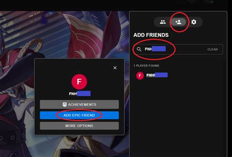 How do I add friends on Epic?