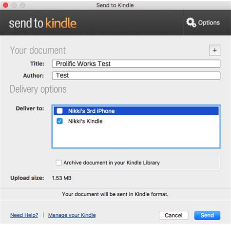 How do I add local files to my Kindle app?